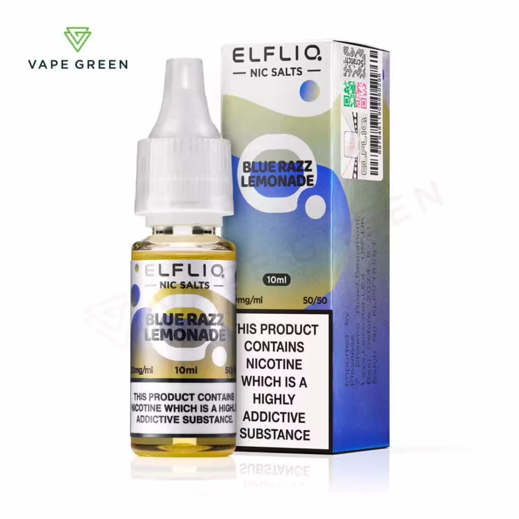 Blue Razz Lemonade Nic Salt E-Liquid by Elf Bar Elfliq