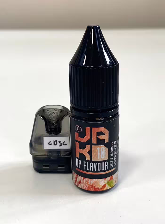 Clotted Dreams Strawberry Cream Nic Salt E-Liquid by JAKD