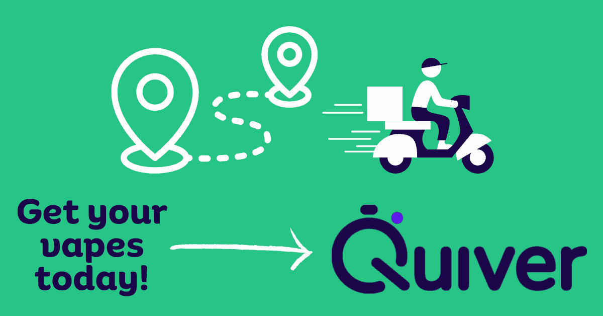 Same Day Delivery with Quiver: Available Now at Vape Green!