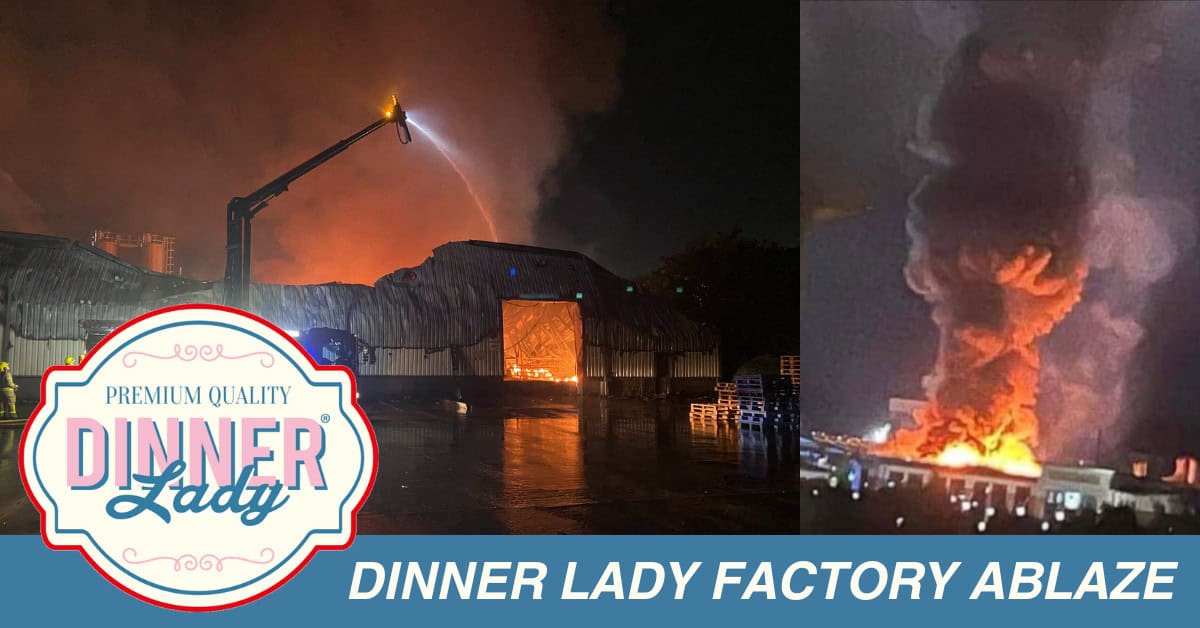 Massive Fire at Vape Dinner Lady Factory in Blackburn
