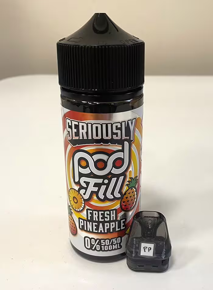 Fresh Pineapple Shortfill E-Liquid by Seriously Pod Fill 100ml