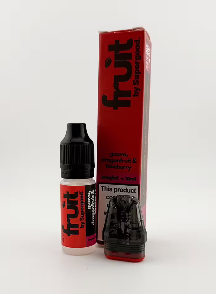 Guava, Dragonfruit & Blueberry Nic Salt E-Liquid by Supergood Fruit