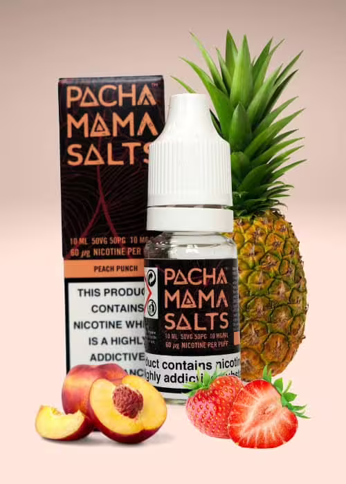 Peach Punch Nic Salt E-Liquid by Pacha Mama