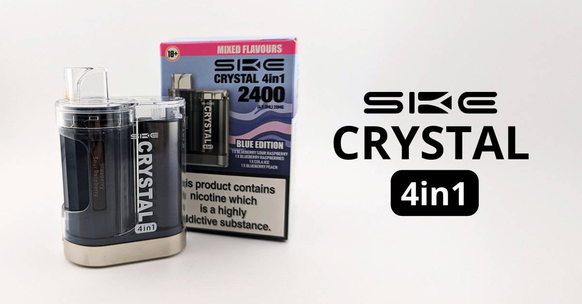 SKE Crystal 4 in 1 2400 Vape Review: Top 5 Best Flavours