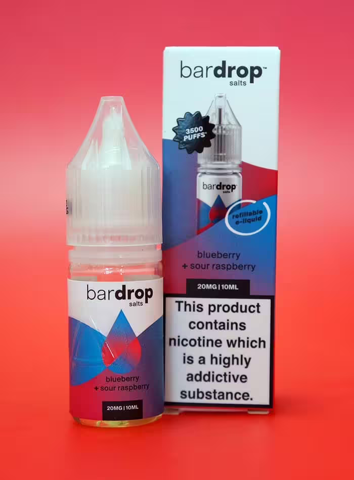 Blueberry Sour Raspberry Nic Salt E-Liquid by Bar Drop