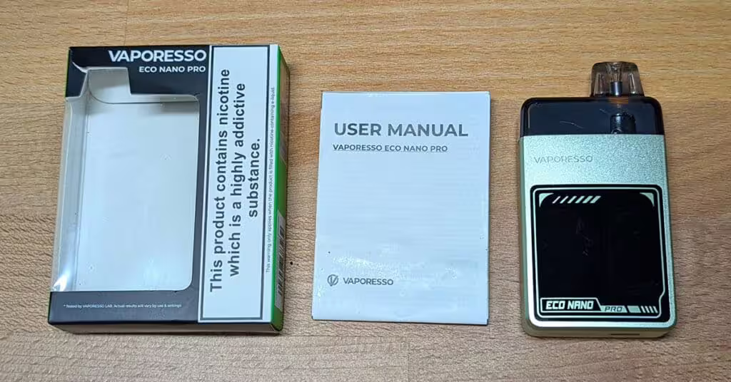 Vaporesso Eco Nano Pro Box Contents