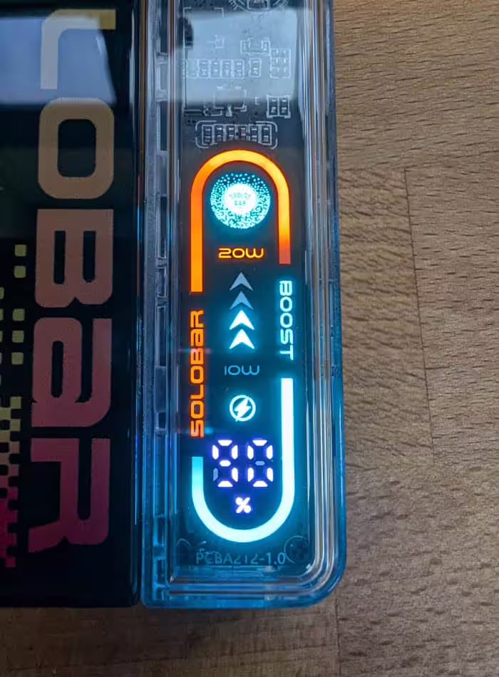 Solobar Boost 30K Display