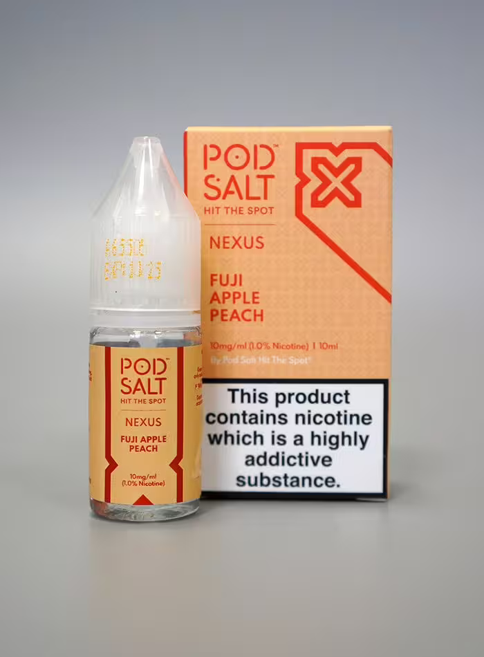 Fuji Apple Peach Nic Salt E-Liquid by Nexus Pod Salt