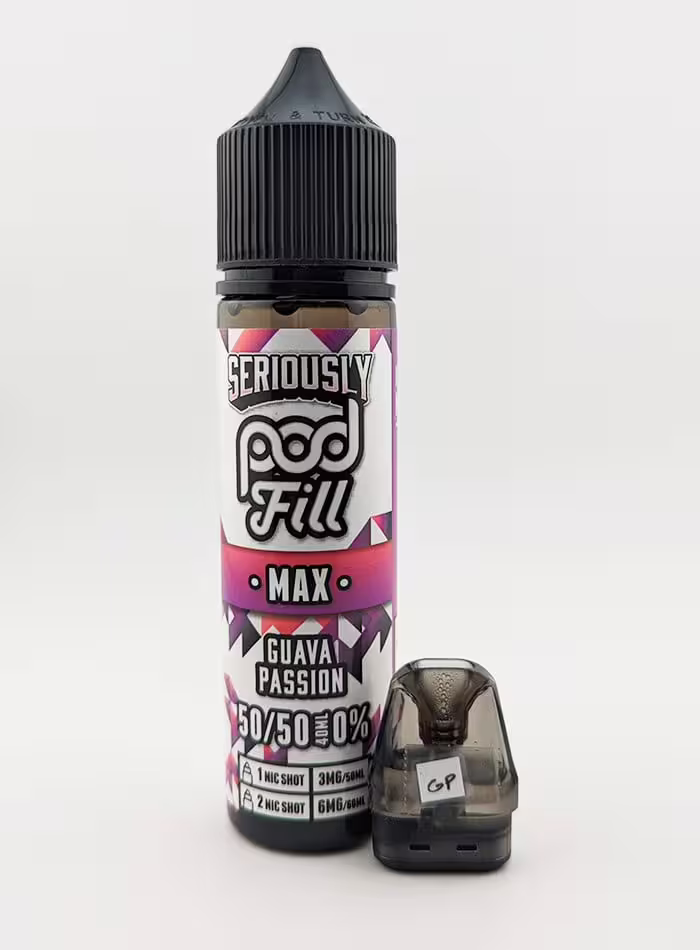 Guava Passion Shortfill E-Liquid by Seriously Pod Fill Max 40ml