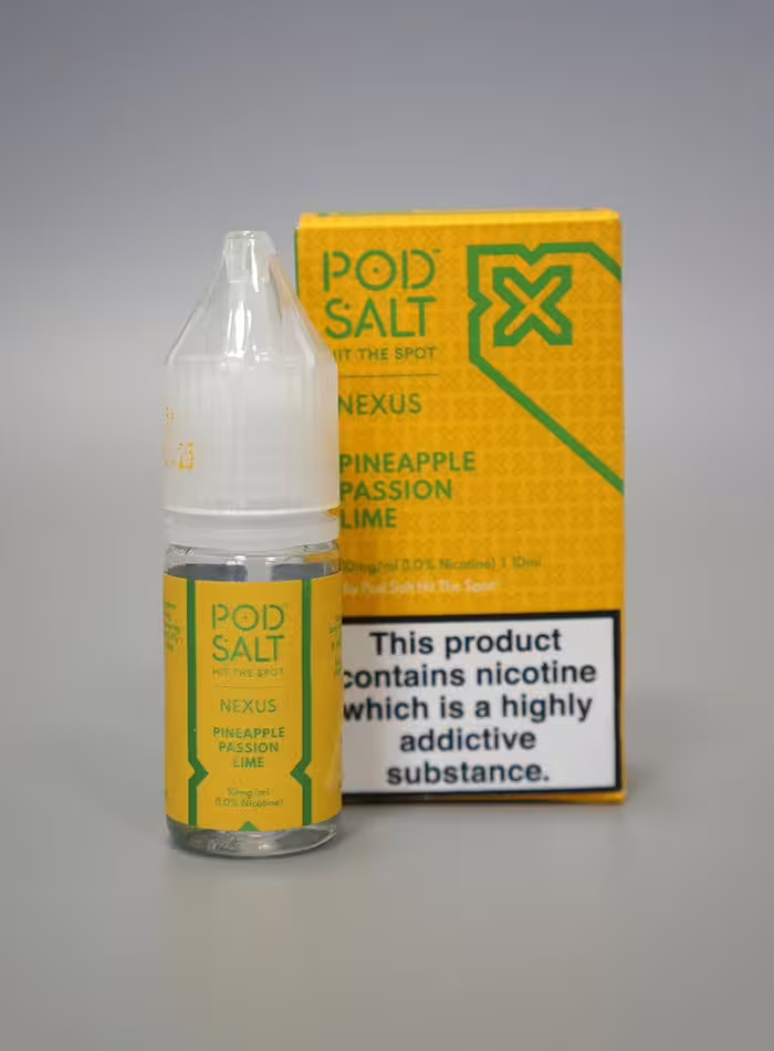 Pineapple Passion Lime Nic Salt E-Liquid by Nexus Pod Salt