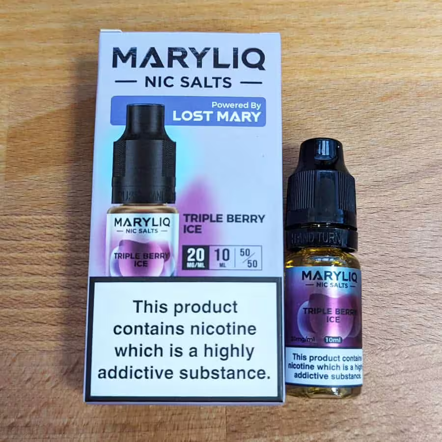 Triple Berry Ice Nic Salt E-Liquid by Lost Mary Maryliq