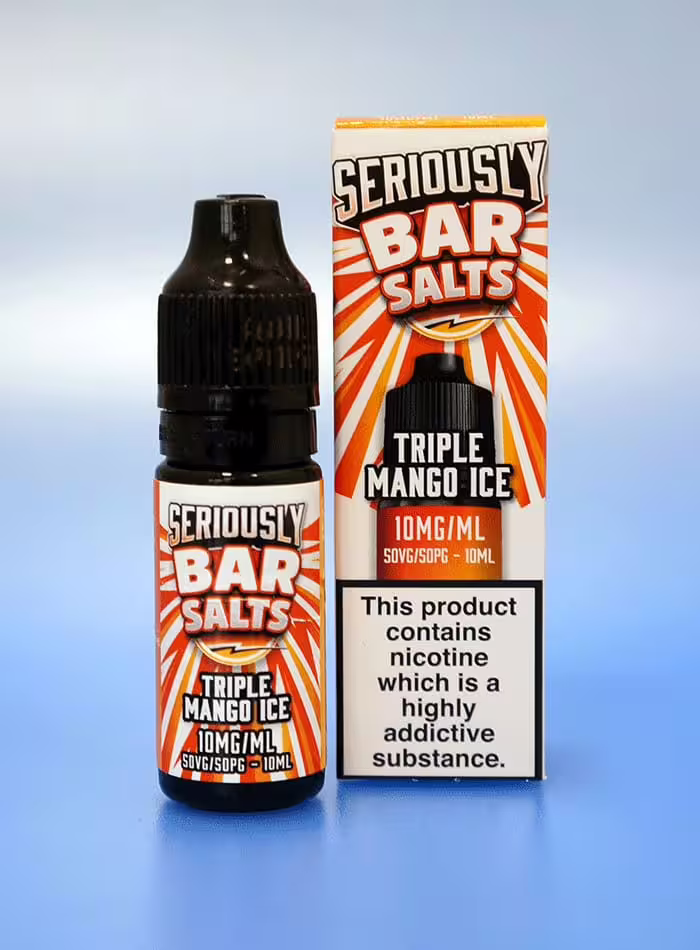 Triple Mango Ice Nic Salt E-Liquid by Seriously Bar Salts