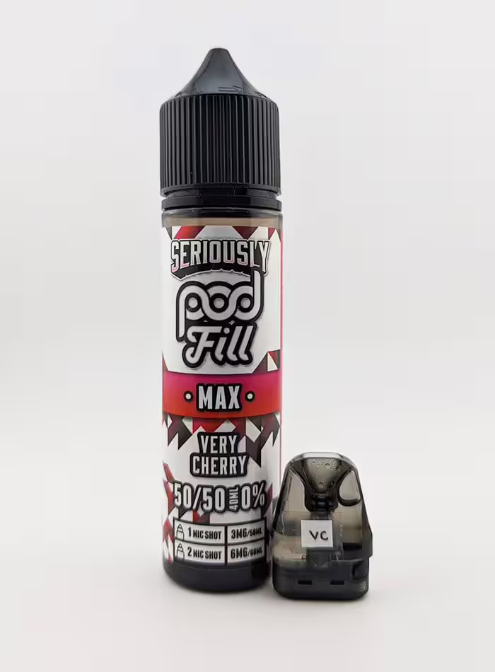 Very Cherry Shortfill E-Liquid by Seriously Pod Fill Max 40ml