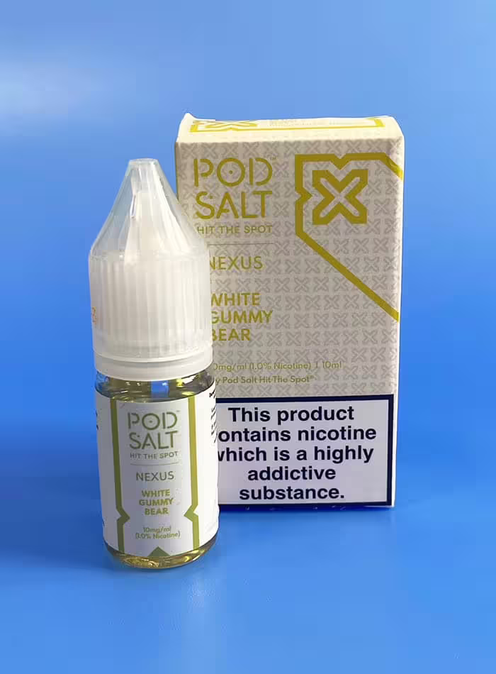 White Gummy Bear Nic Salt E-Liquid by Nexus Pod Salt