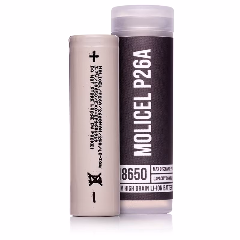 Molicel P26A 18650 2600mAh (25A) Vape Battery