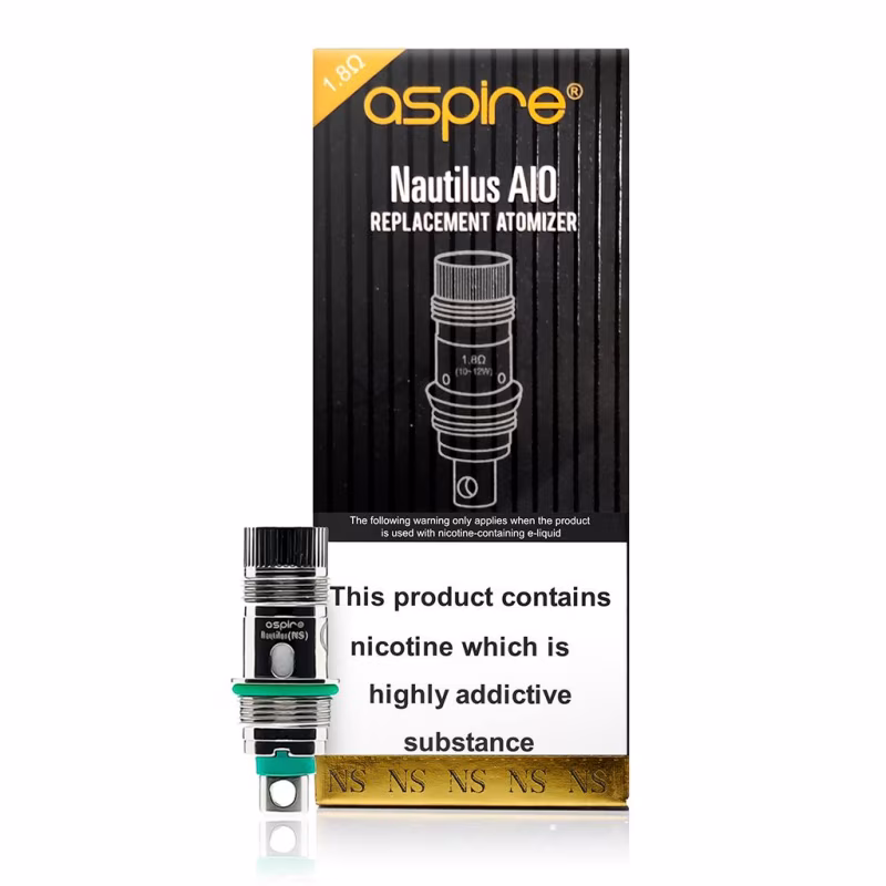 Aspire Nautilus AIO Nic Salt Coils 1.8ohm (5 Pack)