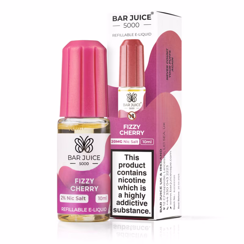 Fizzy Cherry Nic Salt E-Liquid by Bar Juice 5000