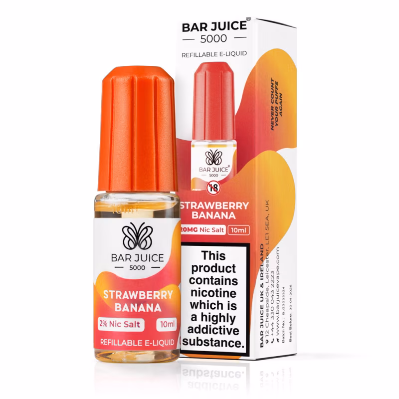 Strawberry Banana Nic Salt E-Liquid by Bar Juice 5000