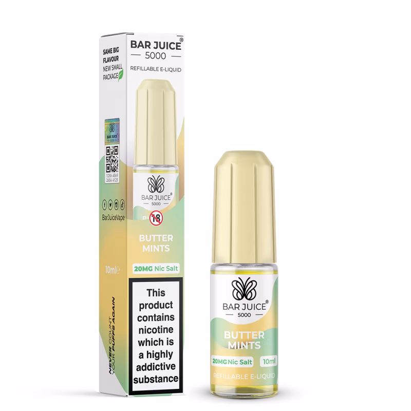 Butter Mints Nic Salt E-Liquid by Bar Juice 5000