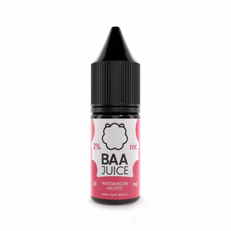 Watermelon Mojito Nic Salt E-Liquid by Baa Juice