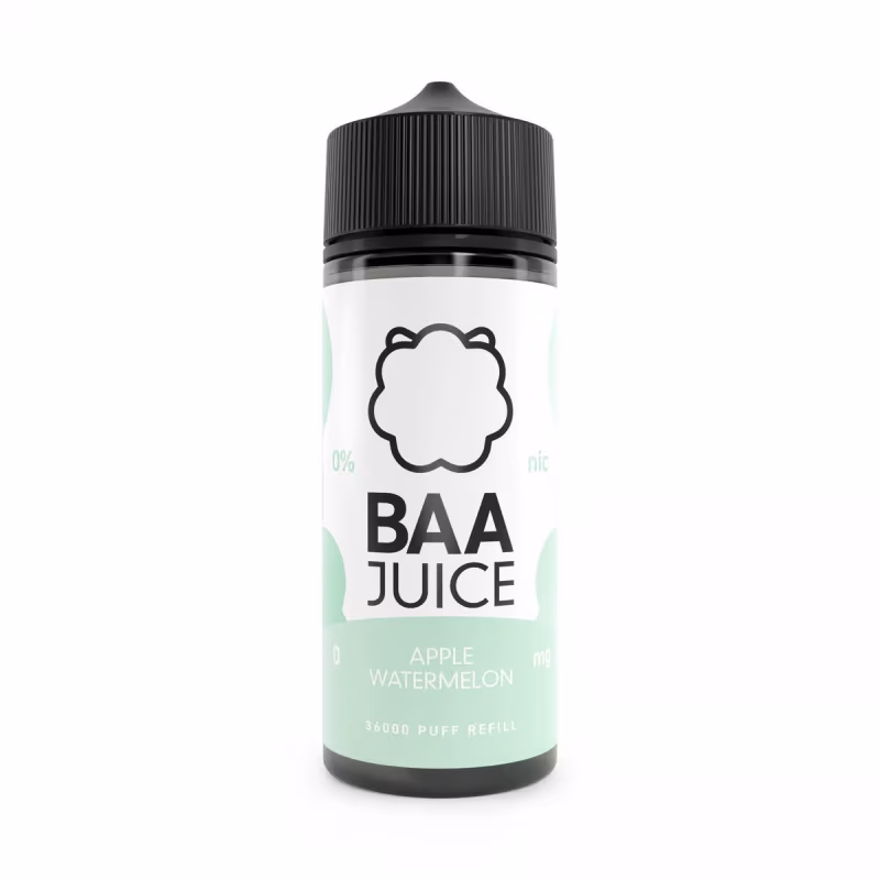 Apple Watermelon Shortfill E-Liquid by Baa Juice 100ml