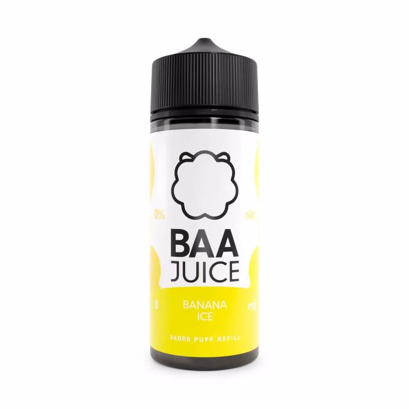 Banana Ice Shortfill E-Liquid by Baa Juice 100ml