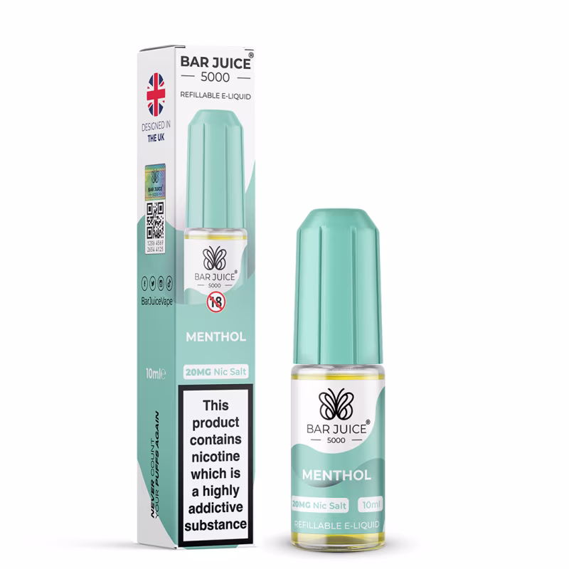 Menthol Nic Salt E-Liquid by Bar Juice 5000