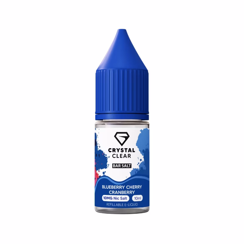 Blueberry Cherry Cranberry Nic Salt E-Liquid by Crystal Clear