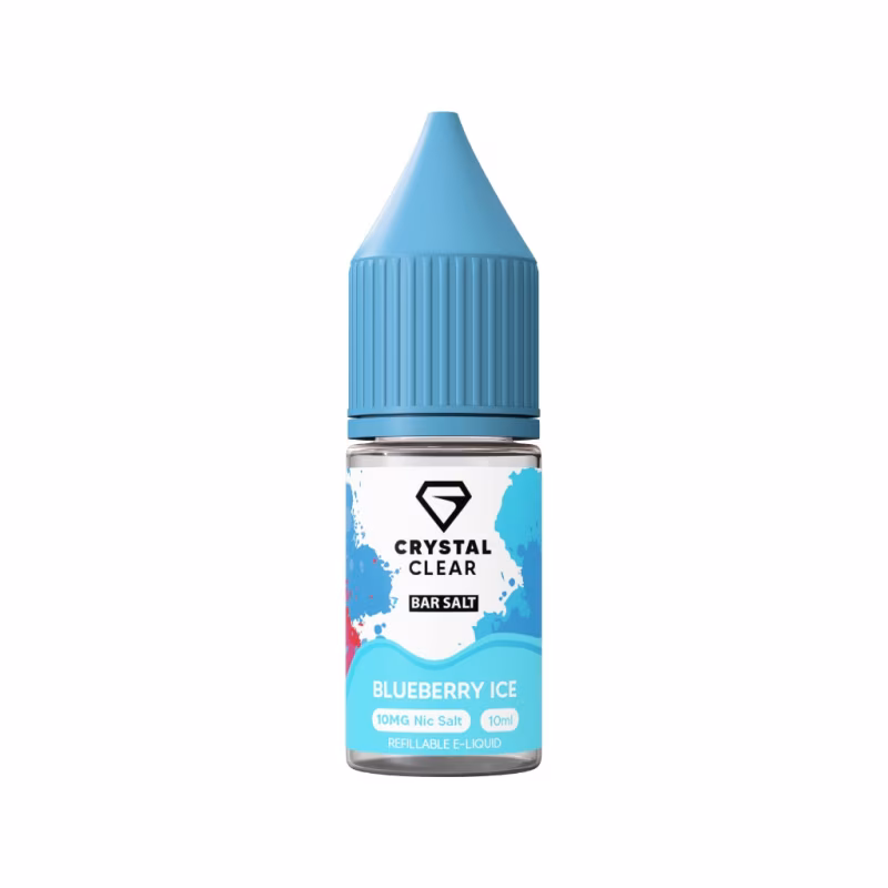 Blueberry Ice Nic Salt E-Liquid by Crystal Clear
