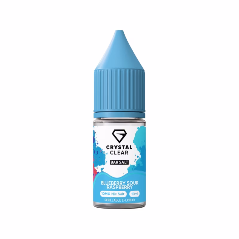 Blueberry Sour Raspberry Nic Salt E-Liquid by Crystal Clear