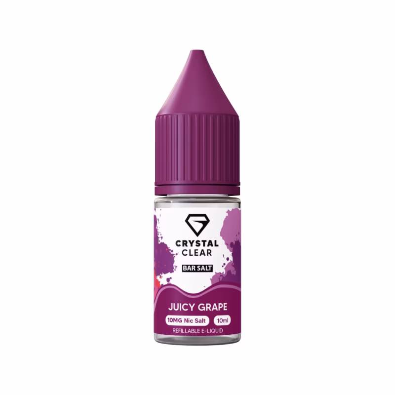 Juicy Grape Nic Salt E-Liquid by Crystal Clear