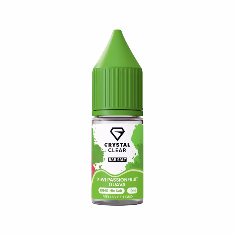 Kiwi Passionfruit Guava Nic Salt E-Liquid by Crystal Clear