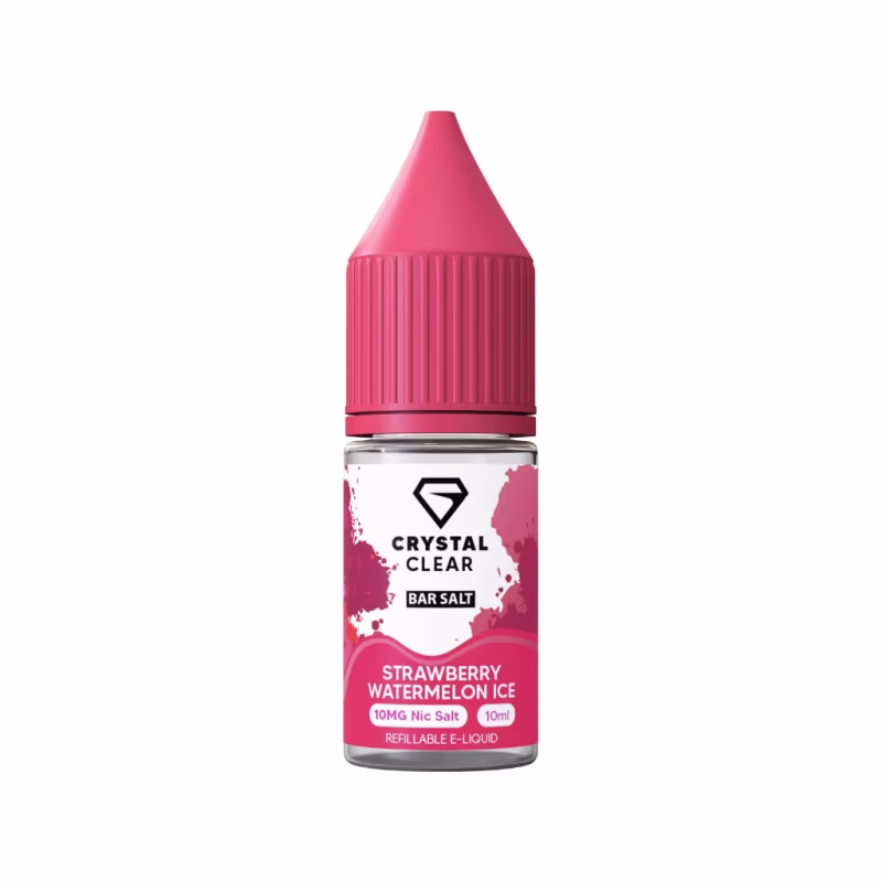 Strawberry Watermelon Ice Nic Salt E-Liquid by Crystal Clear