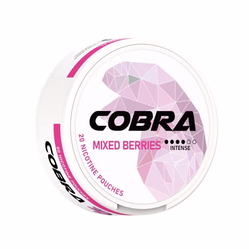Mixed Berries Nicotine Pouches by Cobra