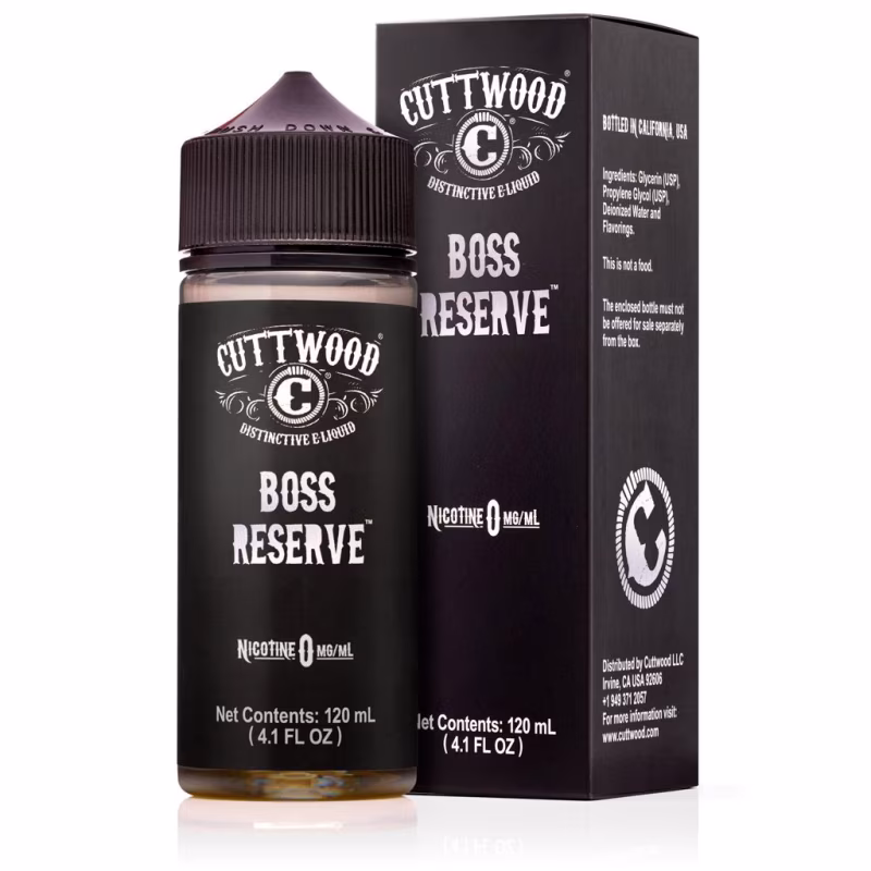 Boss Reserve Shortfill E-Liquid by Cuttwood 100ml