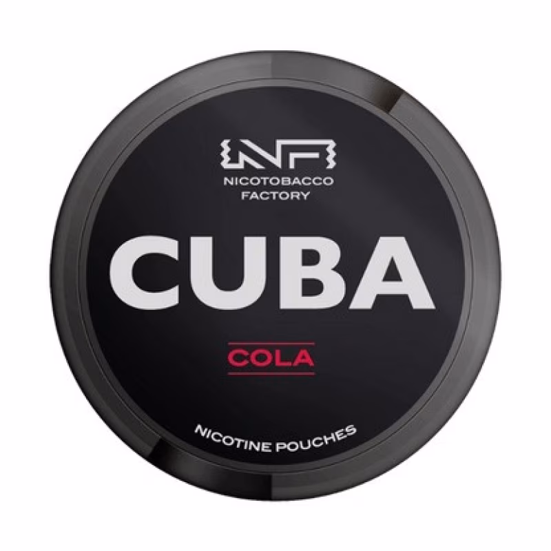 Cola Black Nicotine Pouches by Cuba