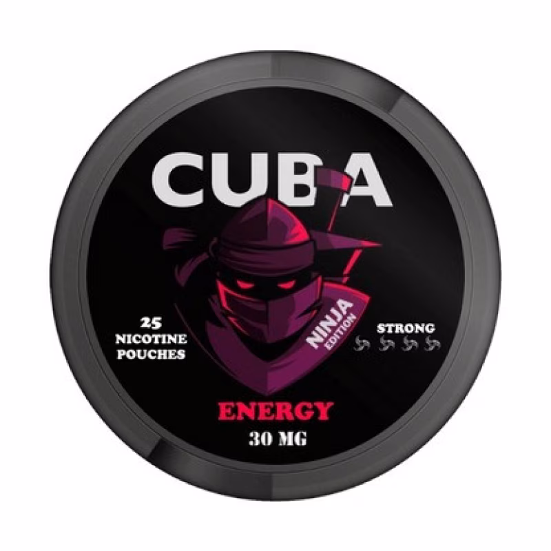 Energy Ninja Nicotine Pouches by Cuba