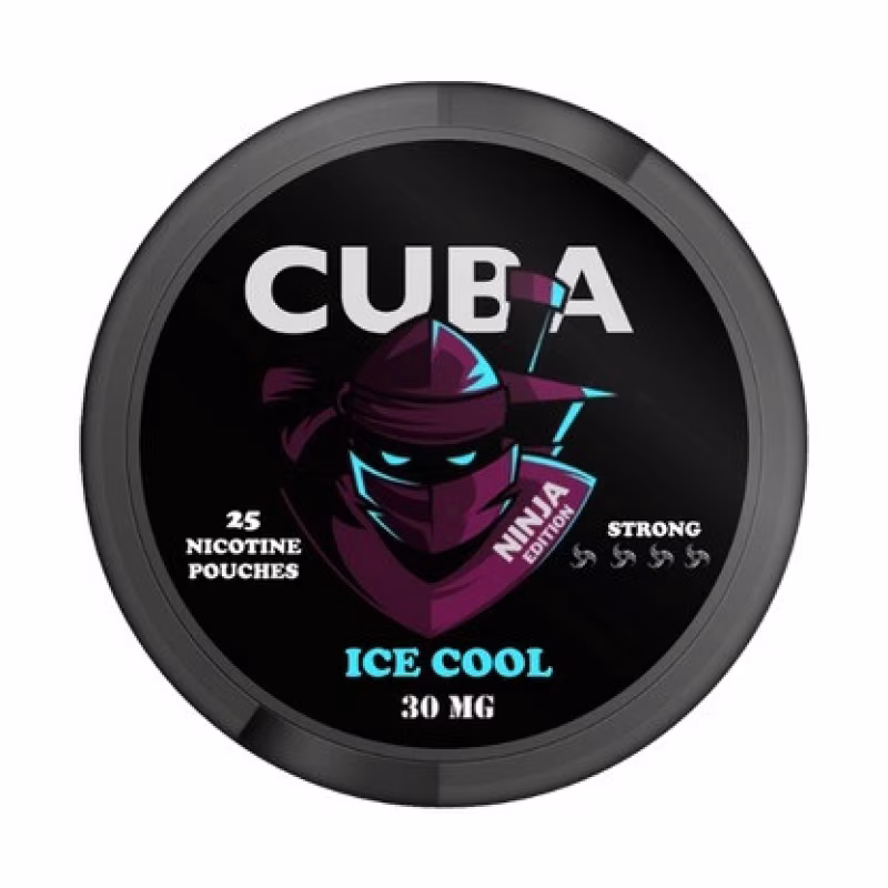 Ice Cool Ninja Nicotine Pouches by Cuba