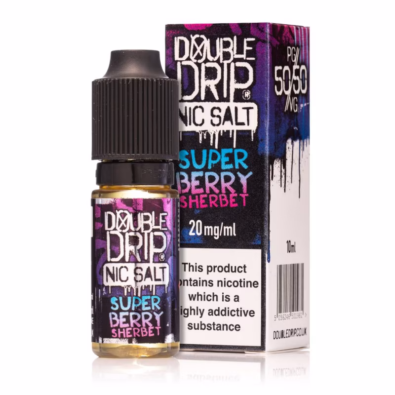 Super Berry Sherbet Nic Salt E-Liquid by Double Drip