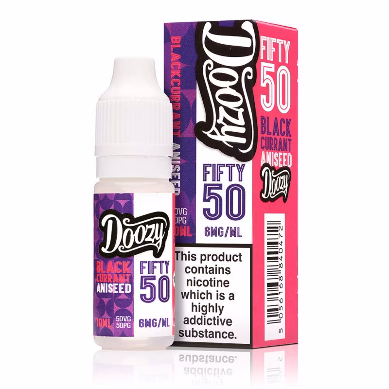 Blackcurrant Aniseed E-Liquid by Doozy Fifty 50