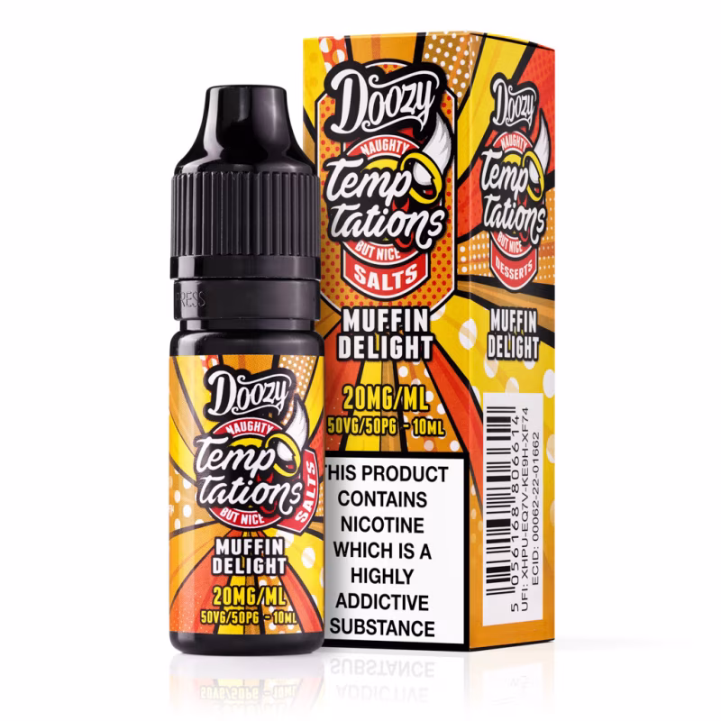 Muffin Delight Nic Salt E-Liquid by Doozy Temptations