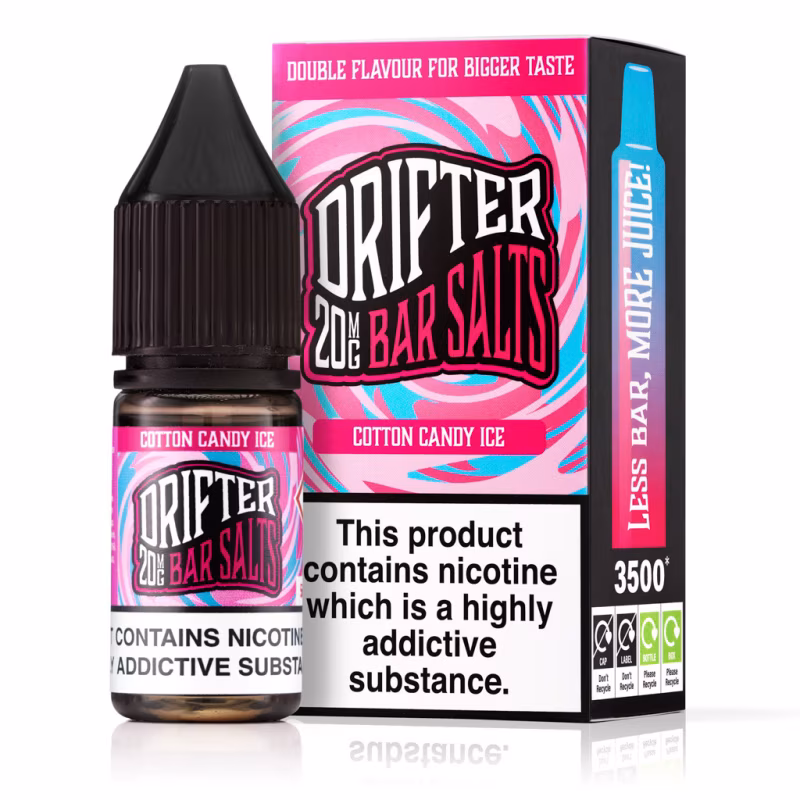 Cotton Candy Ice Nic Salt E-Liquid by Drifter Bar Salts