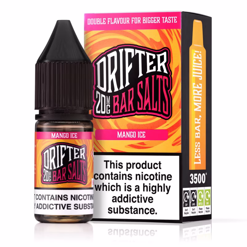 Mango Ice Nic Salt E-Liquid by Drifter Bar Salts