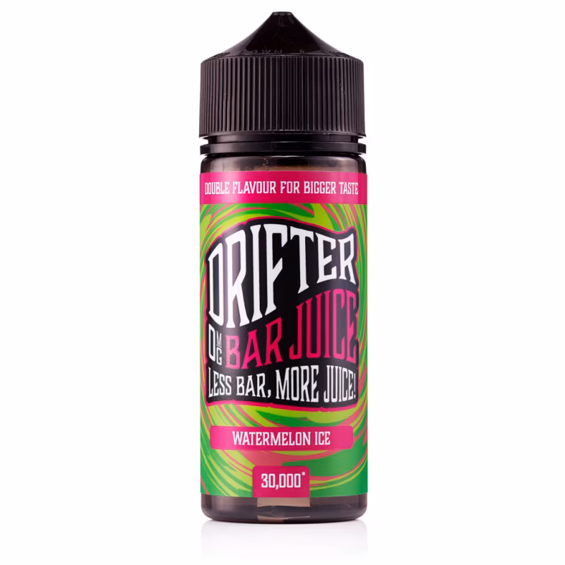 Watermelon Ice Shortfill E-Liquid by Drifter Bar Juice 100ml