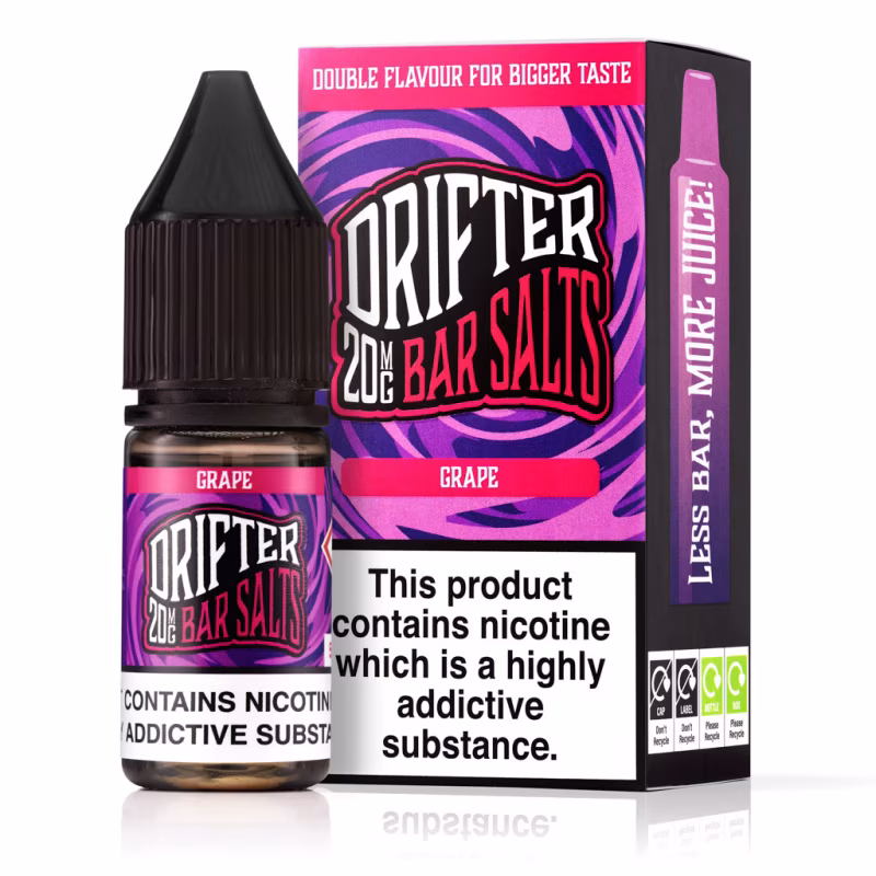 Grape Nic Salt E-Liquid by Drifter Bar Salts