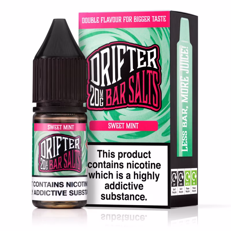 Sweet Mint Nic Salt E-Liquid by Drifter Bar Salts
