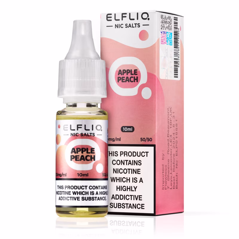 Apple Peach Nic Salt E-Liquid by Elf Bar Elfliq