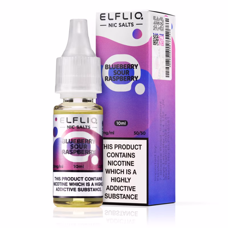 Blueberry Sour Raspberry Nic Salt E-Liquid by Elf Bar Elfliq