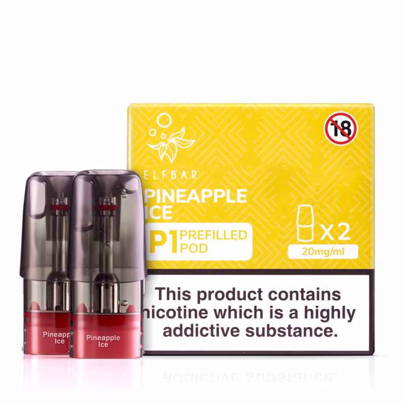 Pineapple Ice Prefilled Pods by Elf Bar Mate P1
