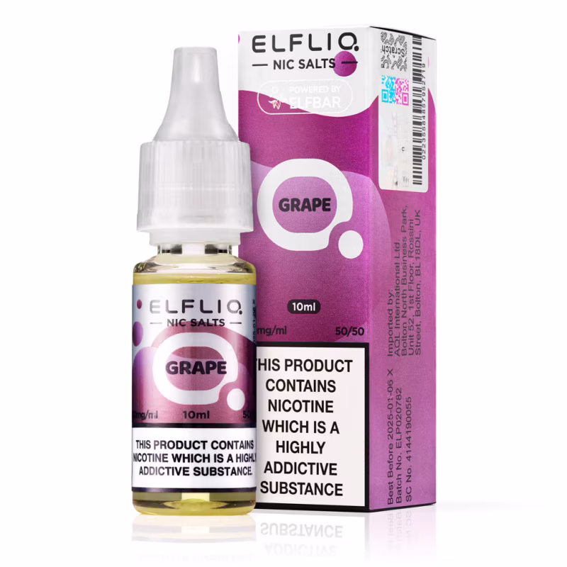 Grape Nic Salt E-Liquid by Elf Bar Elfliq